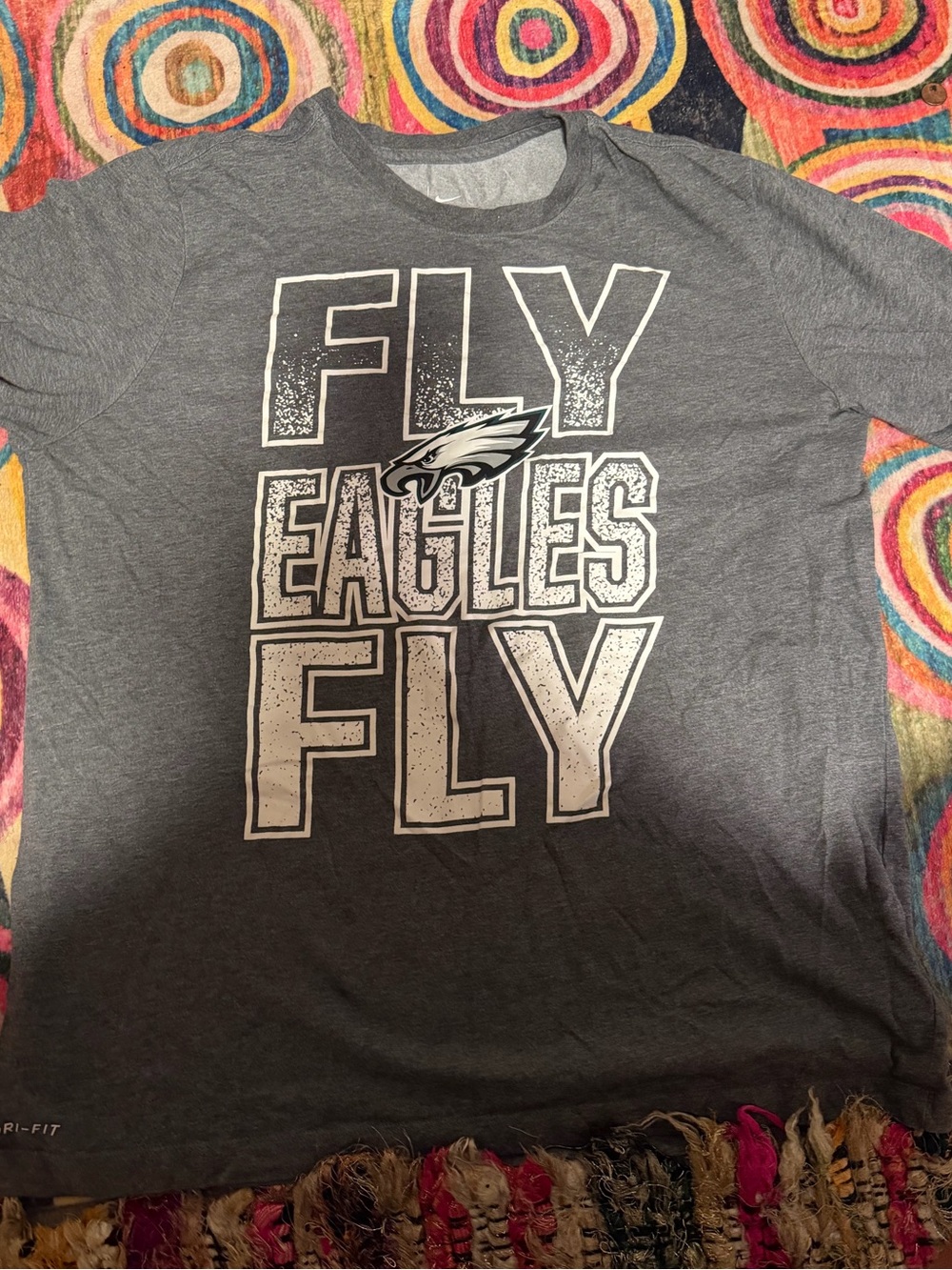 Nike Grey 'Fly Eagles Fly' Philadelphia Eagles T-Shirt unisex